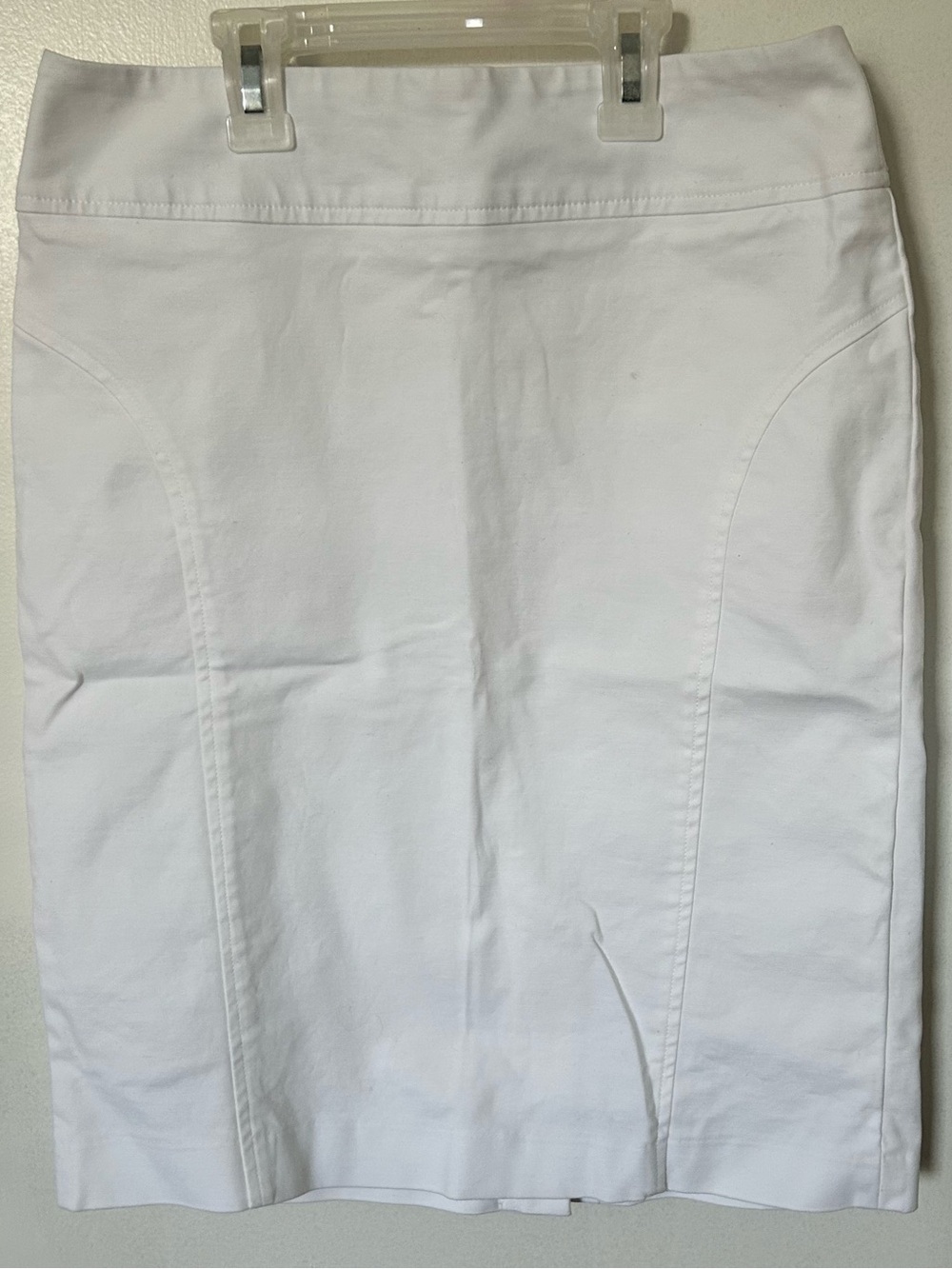 Sandro Studio Women's Cotton Mini Pencil Skirt 6 Slit Zipper Stretch Career